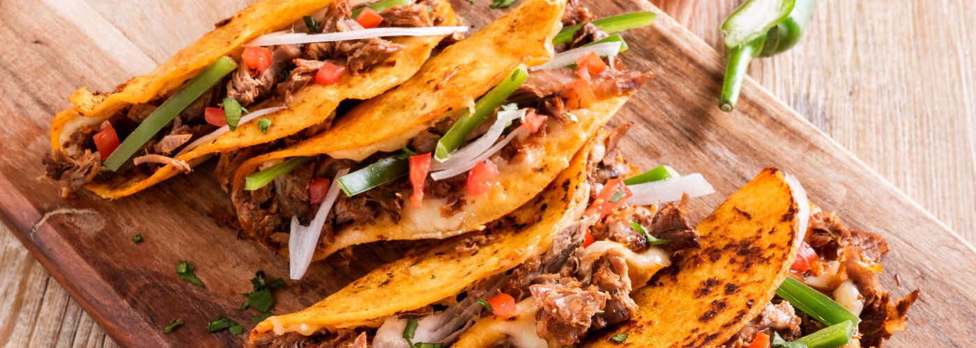 tacos de bœuf façon birria mexicaine banner