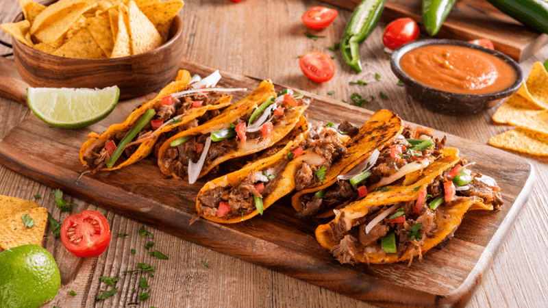 tacos de bœuf façon birria mexicaine hero