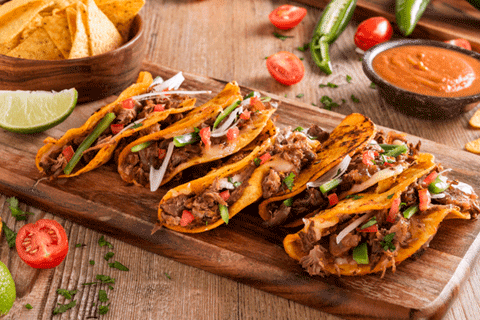 Tacos birria de bœuf à la mexicaine