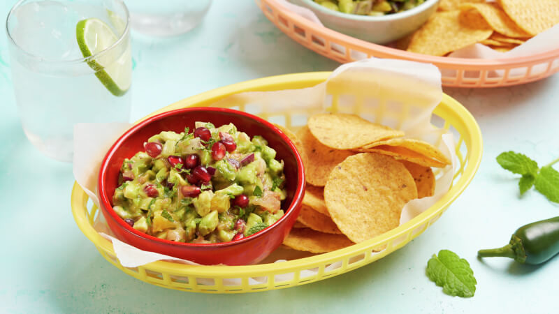 Guacamole frais aux agrumes