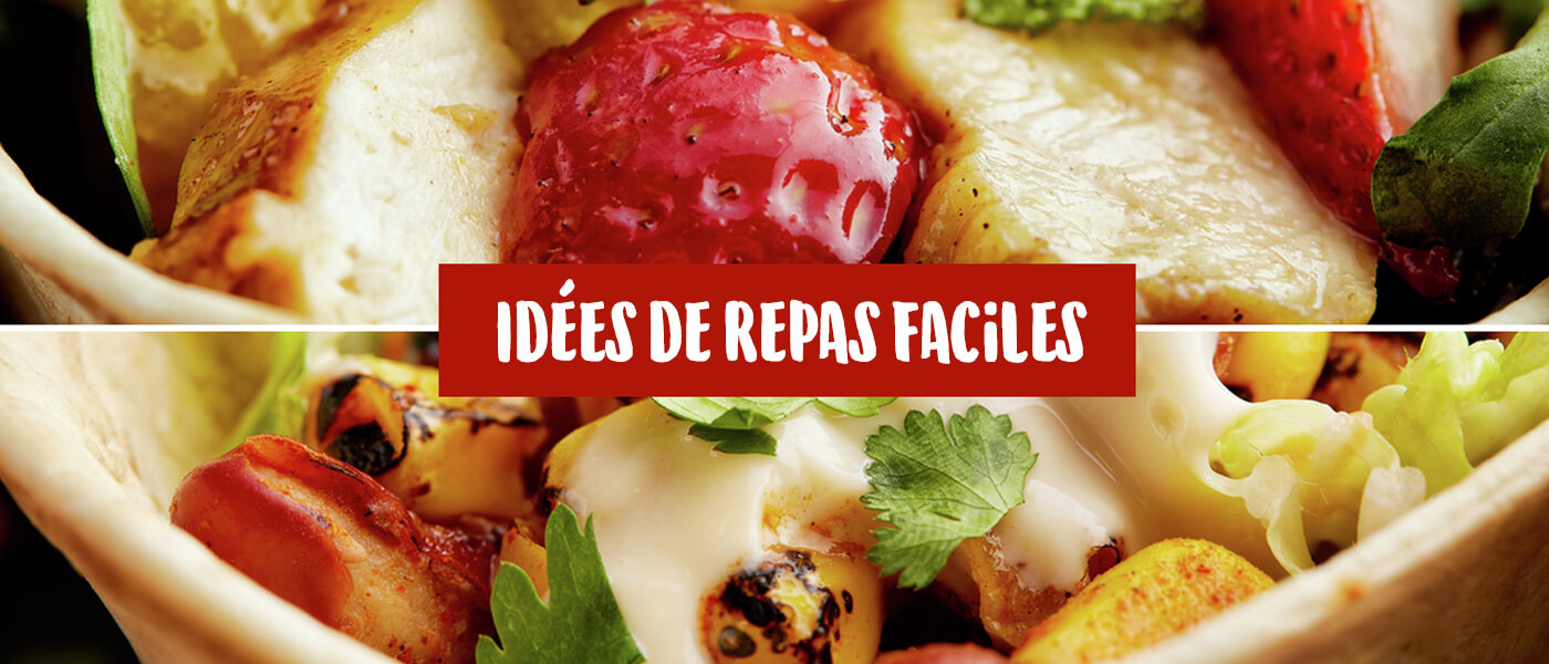 Idées de repas faciles