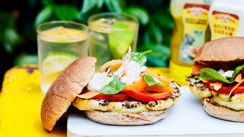 Hamburger de Chou-fleur au barbecue
