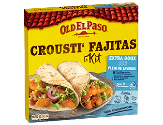 kit pour crousti fajitas extra doux