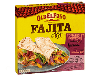 kit pour fajitas tomates et poivrons