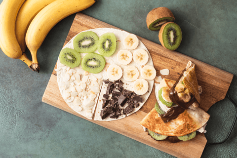 Tortilla hack anti gaspi banana chocolat hero