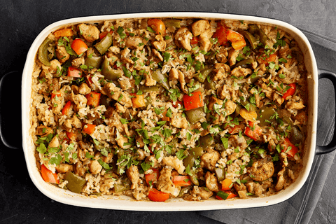 Riz au poulet à la mexicaine