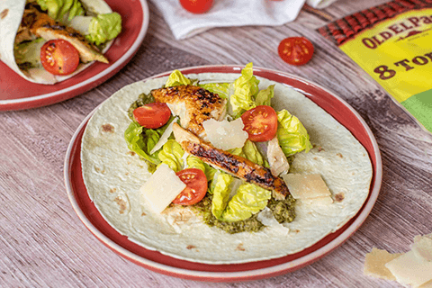 tacos de restes de poulet roti
